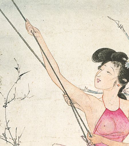 蔚县-胡也佛的仕女画和最知名的金瓶梅秘戏图